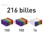 Billes aimantées 5mm pour réduire le stress