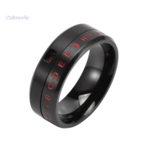 Bague Anti-Stress en forme d'alphabet
