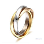 Bague anti-stress entrelacée pour apaiser l'anxiété