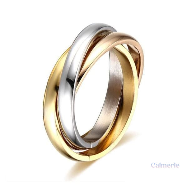 Bague anti-stress entrelacée pour apaiser l'anxiété