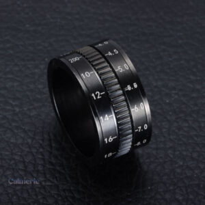 Bague d'anxiété inspirée d'un appareil photo