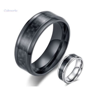 Bague Anti-Stress en carbone pour soulager l'anxiété