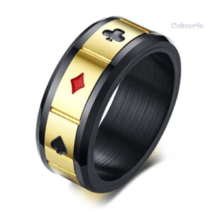 Bague anti-stress en forme de carte pour apaiser l'anxiété