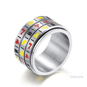 Bague anti-stress Casino, design apaisant et élégant