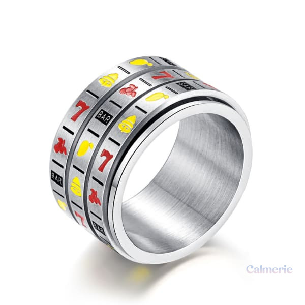 Bague anti-stress Casino, design apaisant et élégant