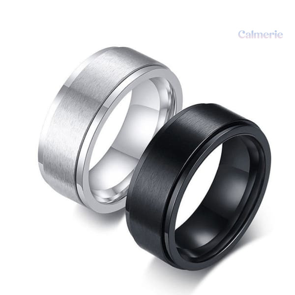 bague-anti-stress-titane-1 Bague anti-stress en titane, design élégant et apaisant