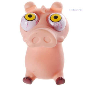 Balle anti-stress cochon rose, idéale pour la détente