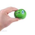 Set de 6 balles anti-stress en forme d'emoji colorés
