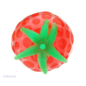 Accessoire anti-stress en forme de fraise pour un moment relaxant