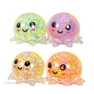 Balle anti stress lumineuse en forme de poulpe