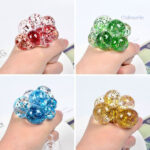 Balle anti-stress aux paillettes, parfait pour se relaxer