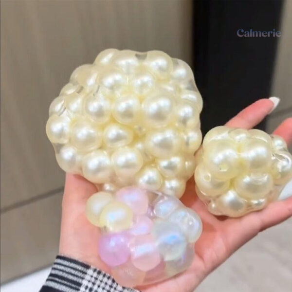 Balle anti-stress en perles colorées apaisantes