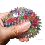 Balle anti-stress picots, idéale pour soulager le stress