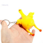 Accessoire anti-stress : balle poule amusante