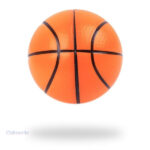 Balle anti-stress en forme de basket-ball