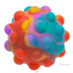 Balle Pop It en silicone, idéale pour le stress