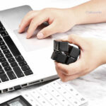 Cube fidget en aluminium, outil anti-stress innovant