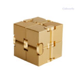 Cube fidget en aluminium, compagnon idéal pour la concentration