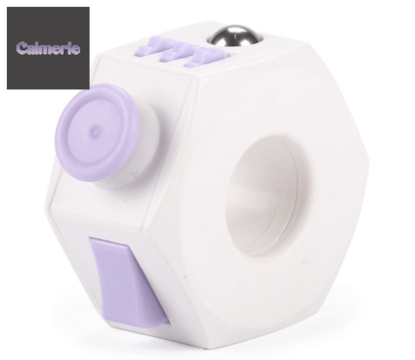 Fidget Anneau 6 Faces, accessoire de jeu tactile