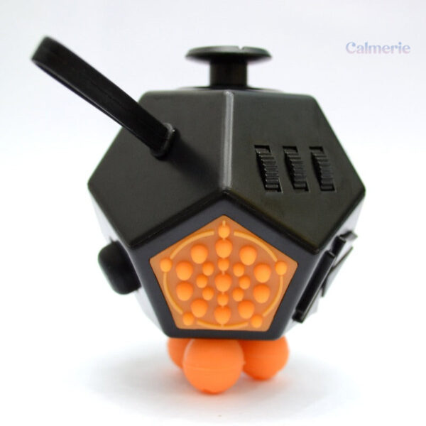 Accessoire anti-stress : cube fidget à 12 faces
