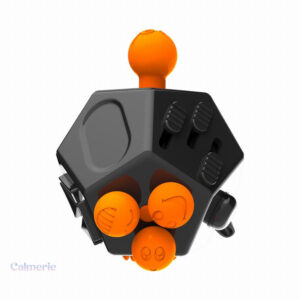 Fidget cube noir, outil de relaxation et de focus