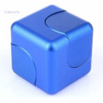Fidget Cube Spinner Bleu