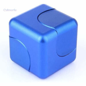 Fidget Cube Spinner Bleu