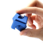 Jouet Fidget Cube bleu pour la détente