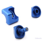 Jouet apaisant Fidget Cube, finition bleue
