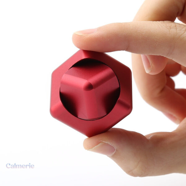 Jouet anti-stress Fidget Cube en couleur rouge vif