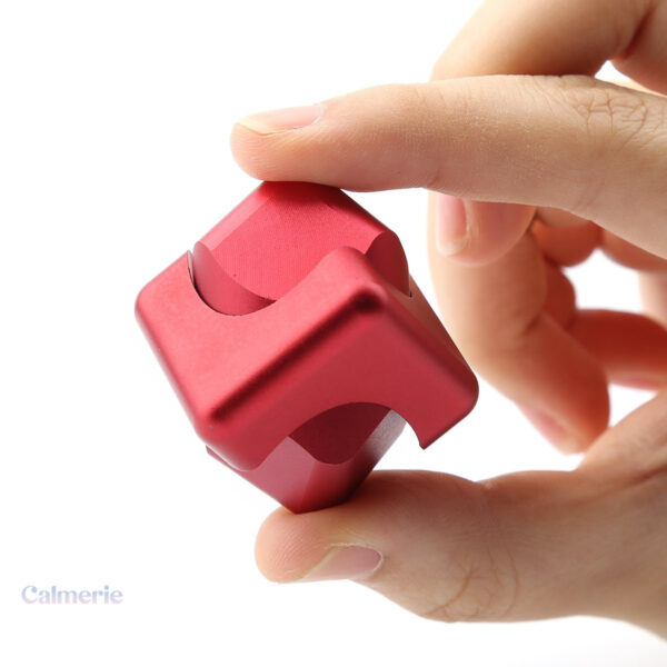 Accessoire de relaxation Fidget Cube Spinner, version rouge