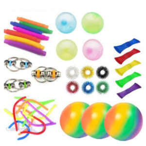Jeu de fidgets colorés pour soulager le stress et l'anxiété