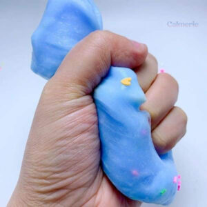 Texture moelleuse du Fluffy Cotton Candy Slime