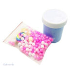 Fluffy Slime bleu, parfait pour les créations ludiques