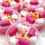 Jouet slime rose pour les amateurs de textures