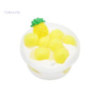Slime parfumé ananas, idéal pour le jeu et la détente
