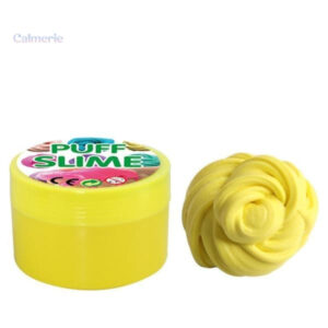 Slime jaune vibrant, parfait pour les jeux sensoriels