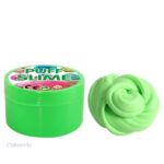 Pâte à modeler slime, couleur verte éclatante