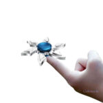 Hand Spinner en alliage, design à 6 branches