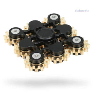 Hand Spinner Engrenage Carré 9 en action
