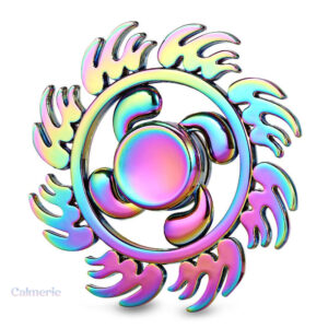 Hand Spinner multicolore Fire pour une expérience de jeu apaisante