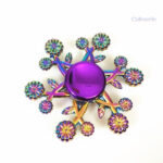 Hand Spinner Fleurs Multicolor design coloré