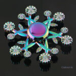 Hand Spinner aux motifs floraux éclatants