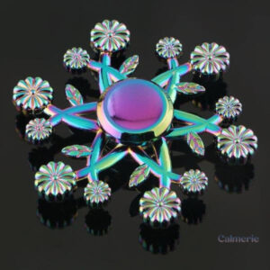 Hand Spinner aux motifs floraux éclatants