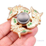 Hand Spinner loup avec motif inspiré de la nature