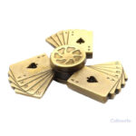 Accessoire de détente Hand Spinner Poker en couleurs vives