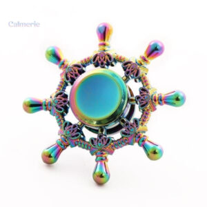 Hand Spinner Volant Bateau Arc en Ciel