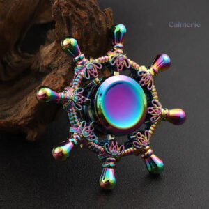Hand Spinner Bateau aux couleurs arc-en-ciel