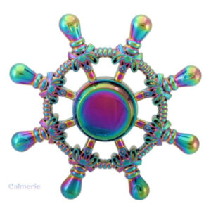 Accessoire de loisir : Hand Spinner arc-en-ciel