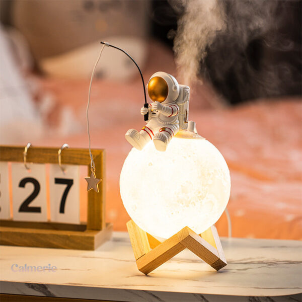 Objet décoratif anti-stress avec éclairage lunaire